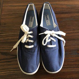 Keds Navy Blue Relaxed Fit Lace-up Sneaker 9.5